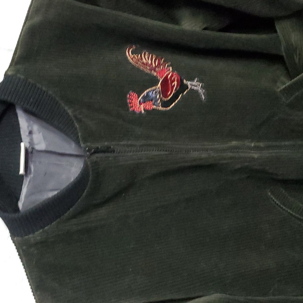 Women's Corduroy Bomber Jacket Small - Picture 2 of 3